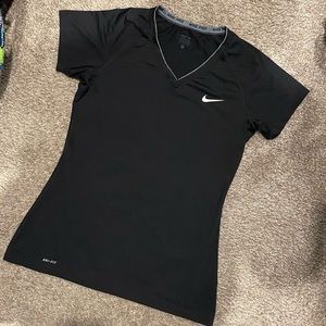 Nike dri fit black short sleeve top